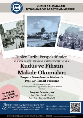 Kudüs ve Filistin Makale Okumaları Seminerleri