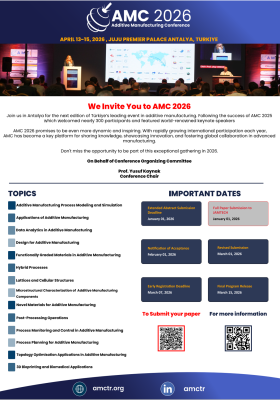 Eklemeli İmalat Konferansı (AMC 2026)