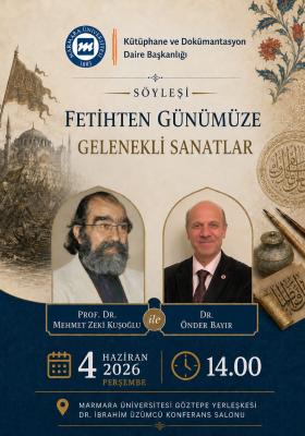 "Fetihten Günümüze Gelenekli Sanatlar" Söyleşisi