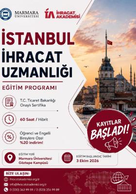 İhracat Akademisi İstanbul İhracat Uzmanlığı Eğitim Programı