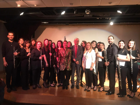 Marmara Flüt Orkestrası Fransa’da Konser Düzenledi
