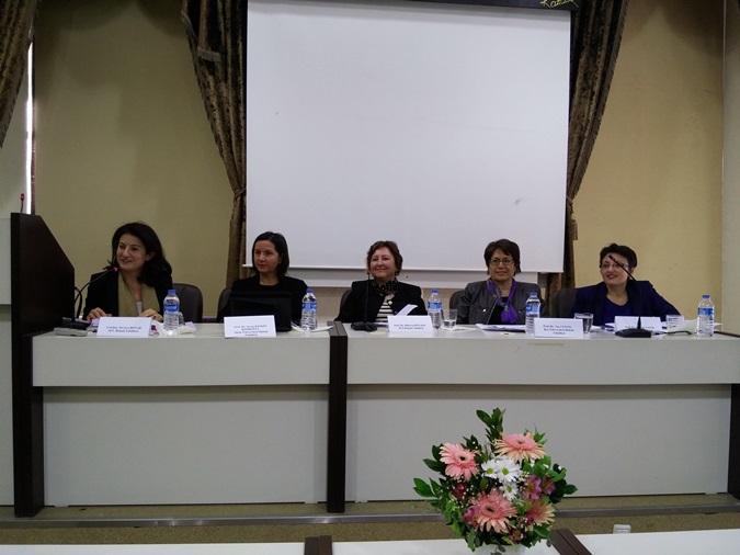 The seminar  named “Law and Women”  was held in our university. 
