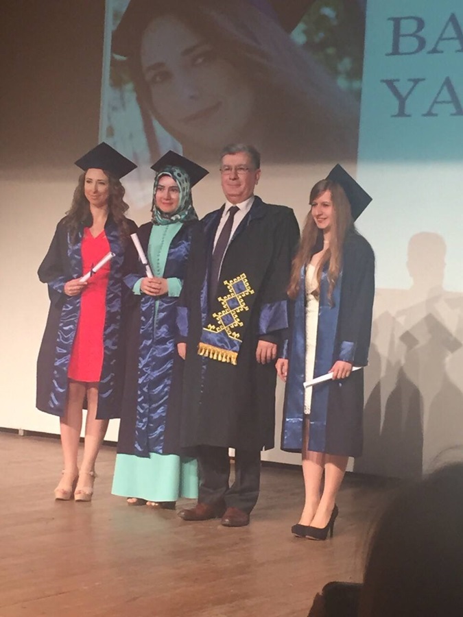  Graduates of Turkish Language and Literature Teacher Threw Their Caps