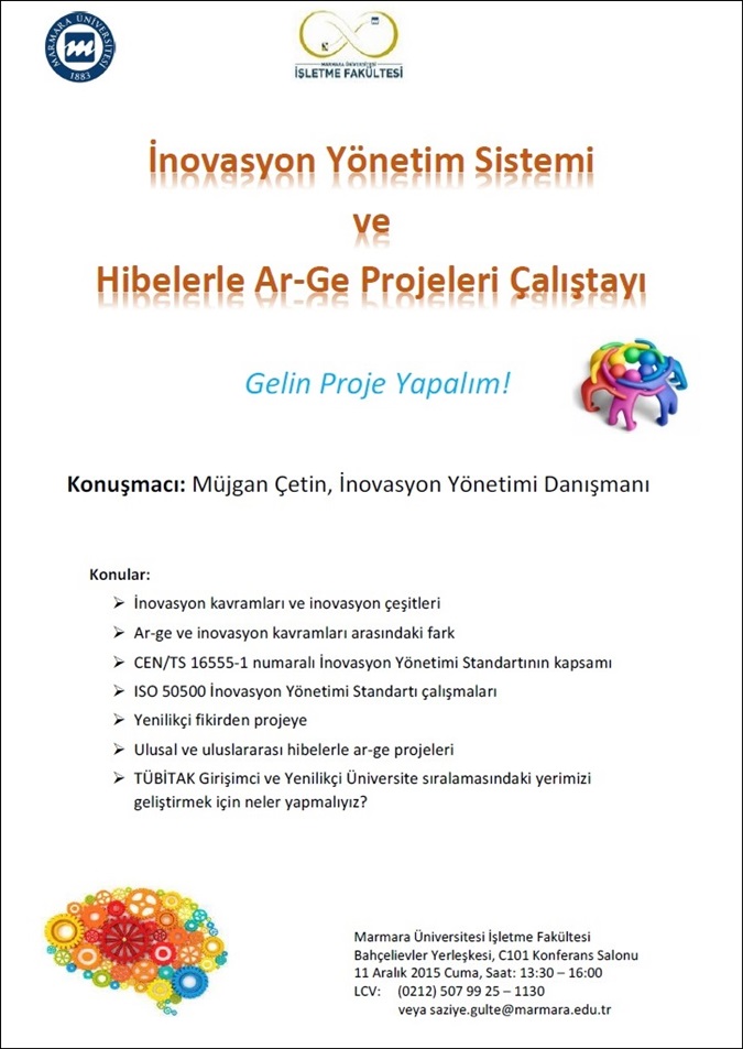 Workshop of Innovation Management System and R&D Projects 