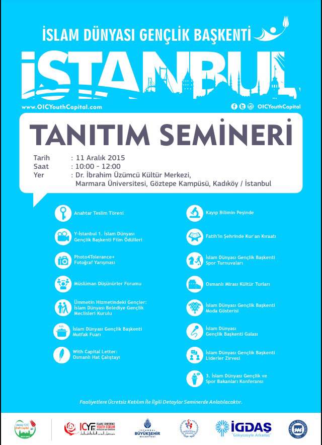 İslam Dünyası Gençlik Başkenti İstanbul Tanıtım Semineri