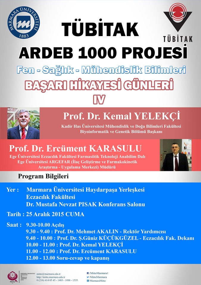 TÜBİTAK 1000 Projesi Başarı Hikâyesi Günü Etkinliği-IV 