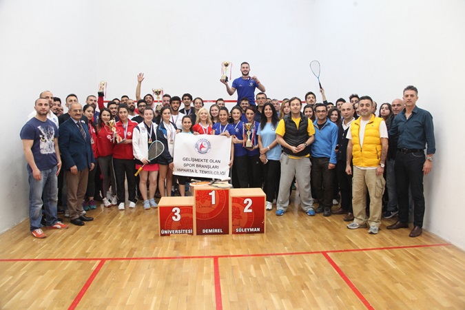 Our students of  Faculty of Sport Sciences became a champion of Turkey in  Squash 