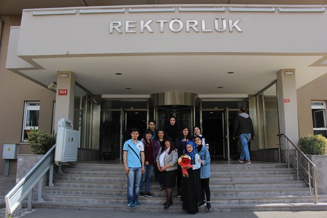 Students of Young Innovative Sanitarians Club’s Visit to the Vice Rector