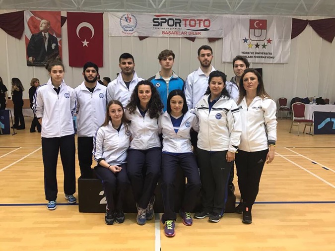 Interuniversity Super League Badminton Champion is Marmara University