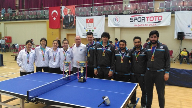 Our University Table Tennis Team Became Turkey Champion