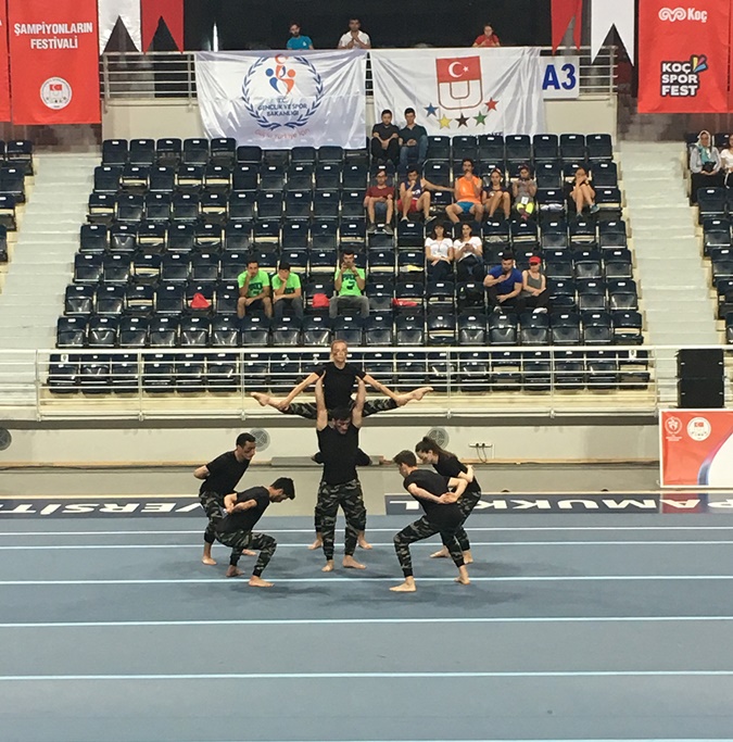 Üniversitemiz Jimnastik Takımı Türkiye 3.'sü Oldu