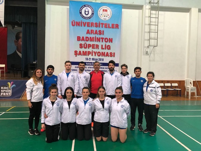 Üniversitemiz Türkiye Üniversiteler Arası Badminton Süper Ligi'ni İkinci Olarak Tamamladı