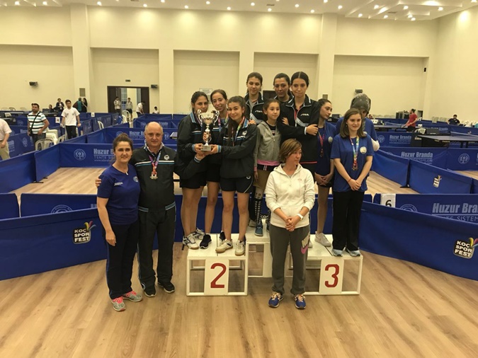 Türkiye Üniversiteler Arası Masa Tenisi Şampiyonasında Büyük Başarı