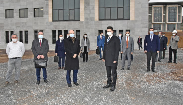 T.C. Cumhurbaşkanlığı Yatırım Ofisi Heyeti Marmara Üniversitesi Recep Tayyip Erdoğan Külliyesini Ziyaret Etti