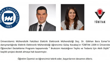 Üniversitemiz Mühendislik Fakültesi Elektrik Elektronik Mühendisliği Öğrencimizin Proje Başarısı
