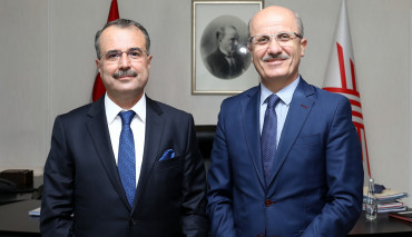 Rektörümüz YÖK Başkanı Prof. Dr. Erol Özvar'ı Ziyaret Etti