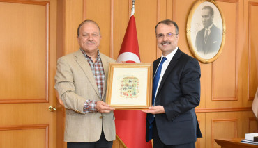 Prof. Dr. Muhittin Şimşek Rektörümüzü Ziyaret Etti