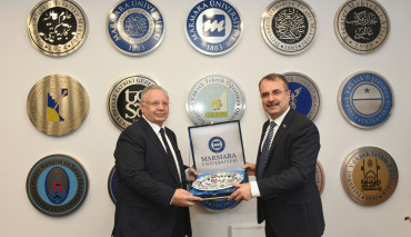 Prof. Dr. Hasan Azizoğlu Hasanov'dan Rektörümüze Ziyaret