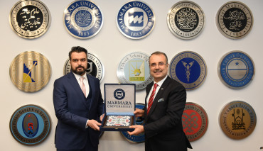 Dr. Öğr. Üyesi Mehmet Ali Biberci’nin Rektörümüze Ziyareti
