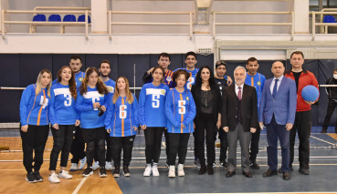 Goalball Event Was Held  at Marmara University
