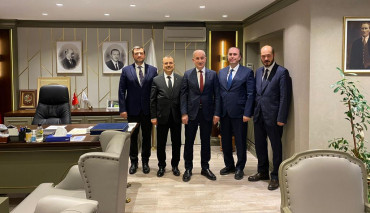Rektörümüz Prof. Dr. Mustafa Kurt TOKİ Başkanı Ömer Bulut'u Ziyaret Etti