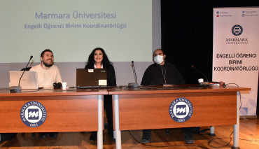 Marmara Üniversitesi Engelli Öğrenci Biriminden Okuyucu-İşaretleyici Desteği Eğitimi