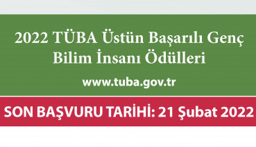 The Applications For The TÜBA Young Scientist Outstanding Achievement Award (GEBİP) And Science Copyright And Translation Award (TEÇEP) Have Started
