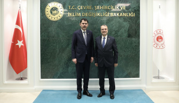 Rektörümüzden Çevre, Şehircilik ve İklim Değişikliği Bakanlığına Ziyaret