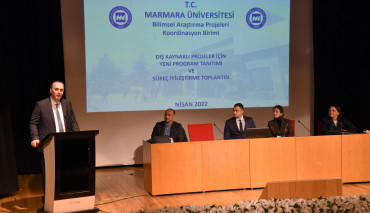 Dış Kaynaklı Projeler İçin Yeni Program Tanıtımı ve Süreç İyileştirme Toplantısı