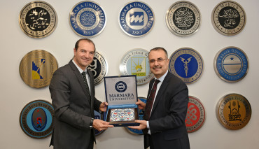 Tesisat Teknolojileri Eğitim ve Araştırma Derneği Başkanı Yücel Yorulmaz Rektörümüzü Ziyaret Etti