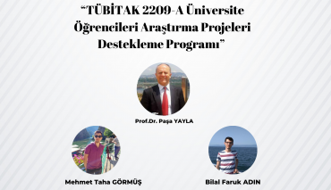 Öğrencilerimiz Mehmet Taha Görmüş ve Bilal Faruk Adın’ın TUBİTAK Başarısı