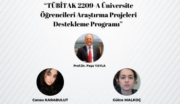 Our Students Cansu Karabulut and Gülce Malkoç’s Tubitak Success