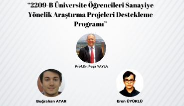 Our Students Buğrahan Atar and Gülce Eren Üyüklü’s Tubitak Success