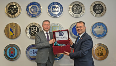 Kazakistan Cumhuriyeti Ankara Büyükelçisi’nden Rektörümüze Ziyaret