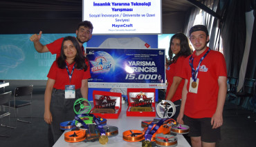 Öğrencilerimizin TEKNOFEST 2022 “İnsanlık Yararına Teknoloji” Kategorisi Ödülü