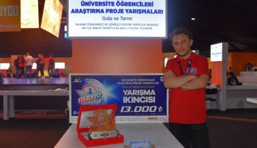 Öğrencimizin TEKNOFEST ‘Üniversite Öğrencileri Araştırma Proje Yarışmaları’ Başarısı