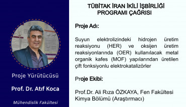 TÜBİTAK İran İkili İş birliği Proje Başarısı