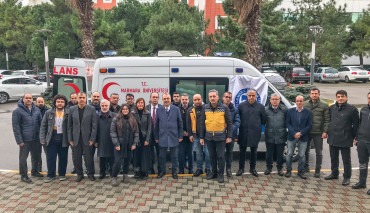 Üniversitemiz Ambulansı ve Sağlık Ekibimiz Deprem Bölgesine Gönderildi