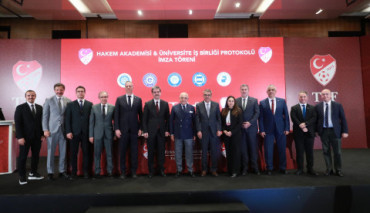 Türkiye Futbol Federasyonu (TFF) Hakem Akademisi İle 5 Üniversite Arasında İş Birliği Protokolü İmzalandı