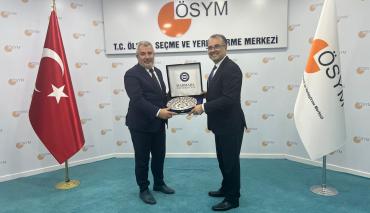 Rektör Prof. Dr. Mustafa Kurt’tan ÖSYM Başkanı Prof. Dr. Bayram Ali Ersoy’a Ziyaret