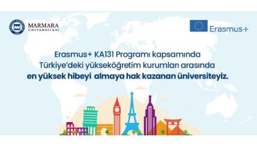 Marmara Üniversitesi, Erasmus+ KA131 Programı Kapsamında Türkiye Genelinde En Yüksek Hibe Alan Yükseköğretim Kurumu Oldu