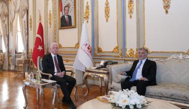 Rektörümüz Prof. Dr. Mehmet Emin Okur'dan İstanbul Valisi Davut Gül'e Ziyaret
