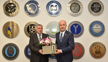 YÖK Başkanı Prof. Dr. Erol Özvar’dan Rektörümüze Ziyaret