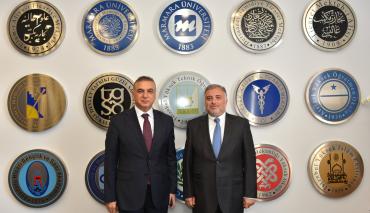 Hazine ve Maliye Bakan Yardımcısı Dr. İsmail İlhan Hatipoğlu’ndan Rektörümüze Ziyaret