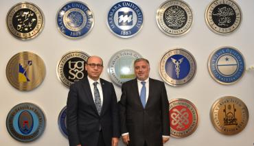 İstanbul Üniversitesi - Cerrahpaşa Rektörü Prof. Dr. Nuri Aydın’dan Rektörümüze Ziyaret