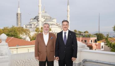 Boğaziçi Üniversitesi Rektörü Prof. Dr. Mehmet Naci İnci'den Rektörümüze Ziyaret