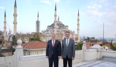 Fatih Sultan Mehmet Vakıf Üniversitesi Rektörü Prof. Dr. Nevzat Şimşek'ten Rektörümüze Ziyaret