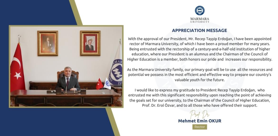 Appreciation Message