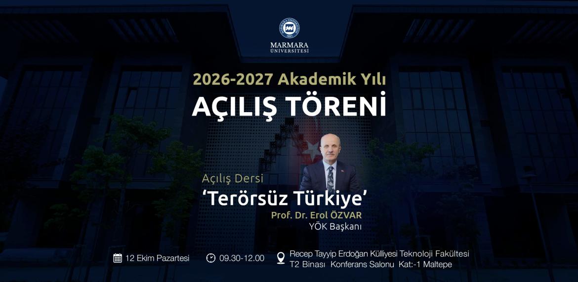 Açılış Töreni - Açılış Dersi - Terörsüz Türkiye